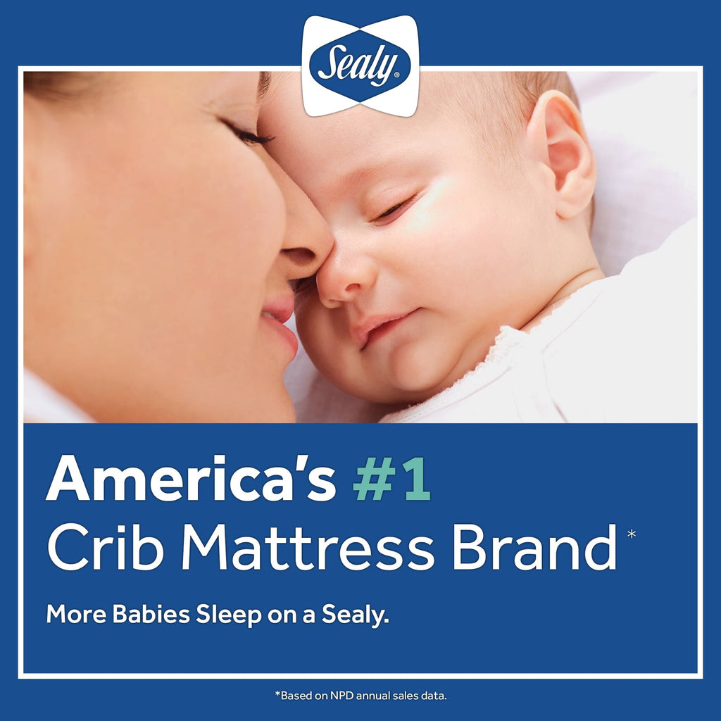 Ortho Rest Premium 2-Stage150 Coil Crib and Toddler Mattress. Gray