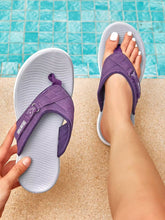 Load image into Gallery viewer, Women's Arch Support Flip Flops Comfortable Thong Sandals