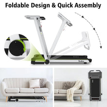 Load image into Gallery viewer, Redliro Folding Treadmills with Desk Adjustable Height 265 lb 2.25HP Walking Machine for Home Office