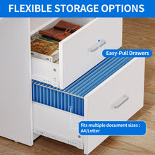 Load image into Gallery viewer, Dextrus 47 in Computer Desk with Storage Drawers &amp; LED Light, Office Desk with Monitor Stand &amp; Power Outlets, Work Study PC Desk for Small Spaces, Home Office, Oak