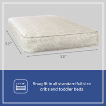 Load image into Gallery viewer, Ortho Rest Premium 2-Stage150 Coil Crib and Toddler Mattress. Gray
